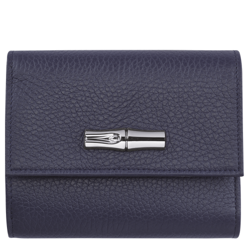 Roseau Essential Compact wallet, Navy