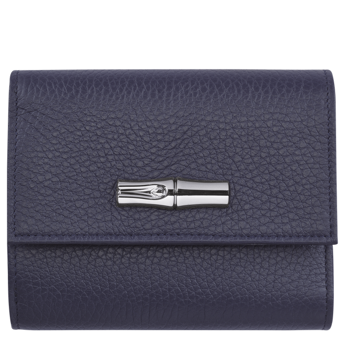 Roseau Essential Compact wallet, Navy