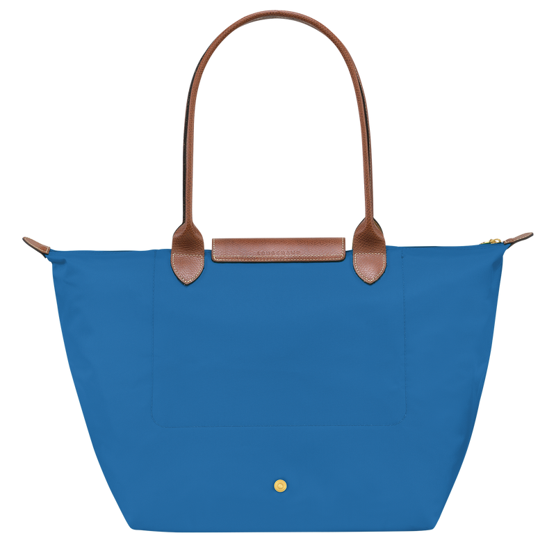 Le Pliage Original L Tote bag , Cobalt - Recycled canvas  - View 3 of 5