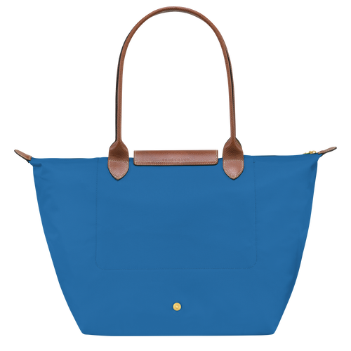Le Pliage Original L Tote bag , Cobalt - Recycled canvas - View 3 of 5