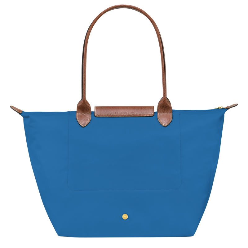 Le Pliage Original L Tote bag , Cobalt - Recycled canvas  - View 3 of 5