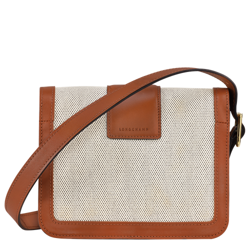 Box-Trot S Crossbody bag , Cognac - Canvas - View 4 of  6