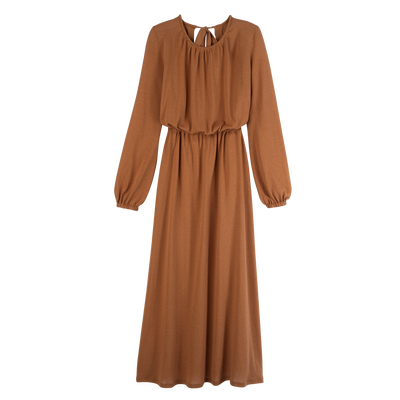 Long dress , Amber - Crepe jersey