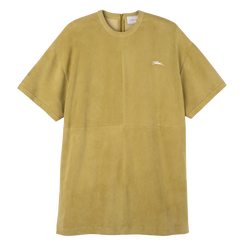 Dress , Pistachio - Leather