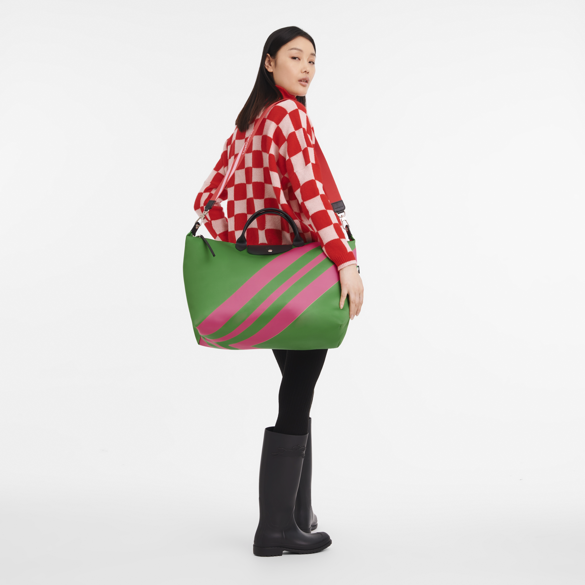 Le Pliage Collection Travel bag S, Lawn/Grenadine