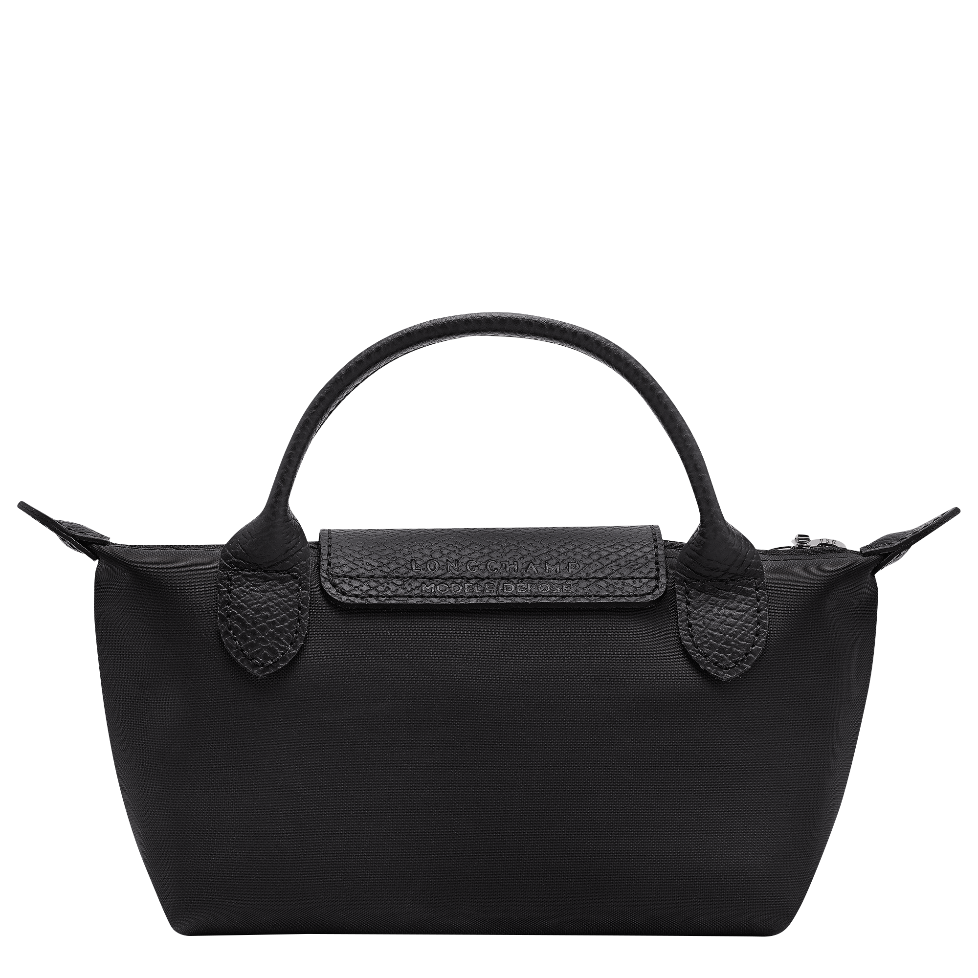 Longchamp ロンシャン ル プリアージュ® ワン ポーチ ブラック ル プリアージュ® ワン ポーチ ブラック - リサイクルキャンバス