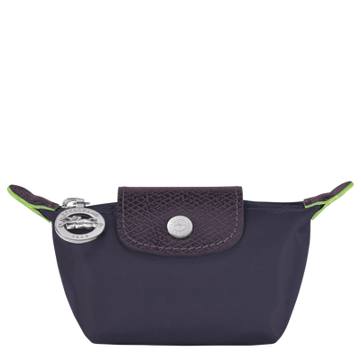 Le Pliage Green 零錢包 , 藍莓色 - 再生帆布