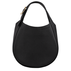Le Foulonné S Handbag , Black - Leather