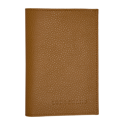 Le Foulonné Passport cover, Walnut