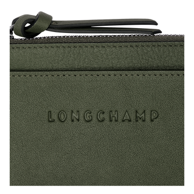 Longchamp 3D Card holder, Khaki