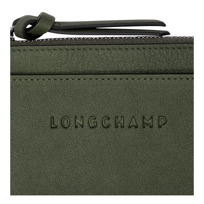 Longchamp 3D Karten-Etui, Khaki