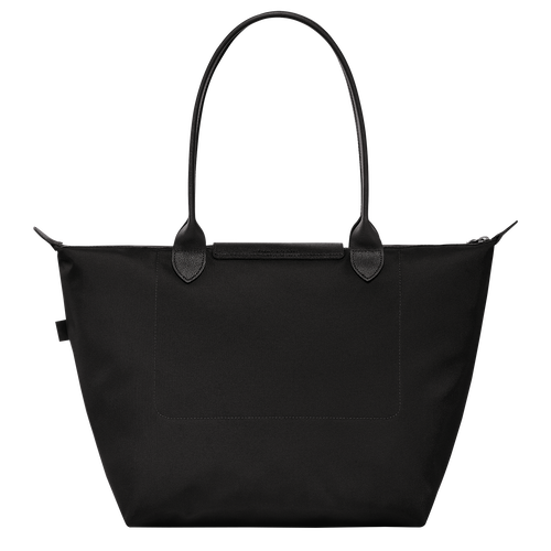 Le Pliage Energy Shopper L , Zwart - Gerecycled canvas - Weergave 4 van  6