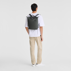 Le Pliage Green M Backpack , Graphite - Canvas