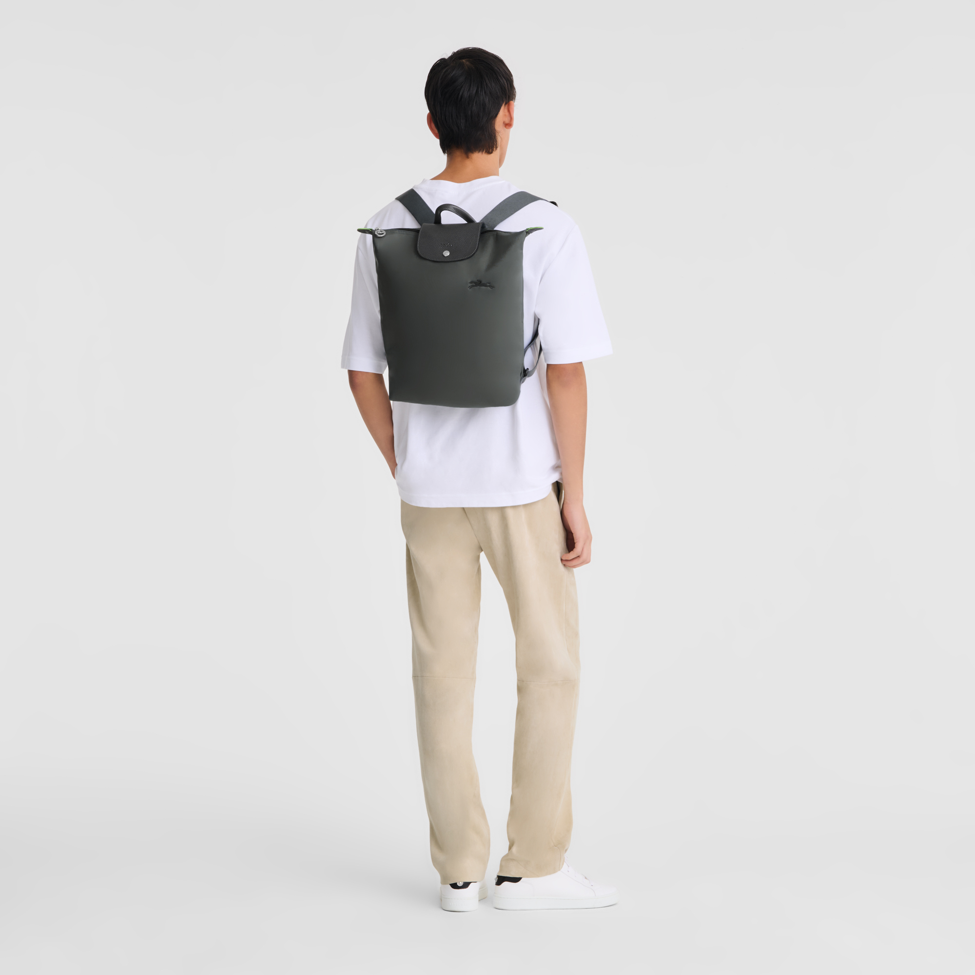 Backpack M, Graphite - View 2 of
7 - zoom in Le Pliage Green Backpack M, Graphite