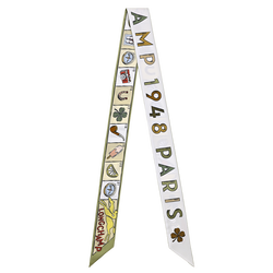 Le Jeu de Cheval Headband , Almond Green - Silk