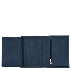 Geldbörse Le Foulonné , Leder - Navy