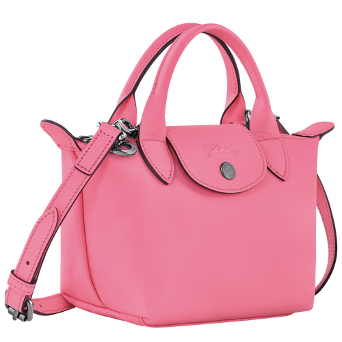 Le Pliage Xtra 手提包 XS , 粉紅色 - 皮革 - 查看 3 6
