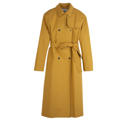 Trench coat , Nutmeg - Water-repellent technical canvas