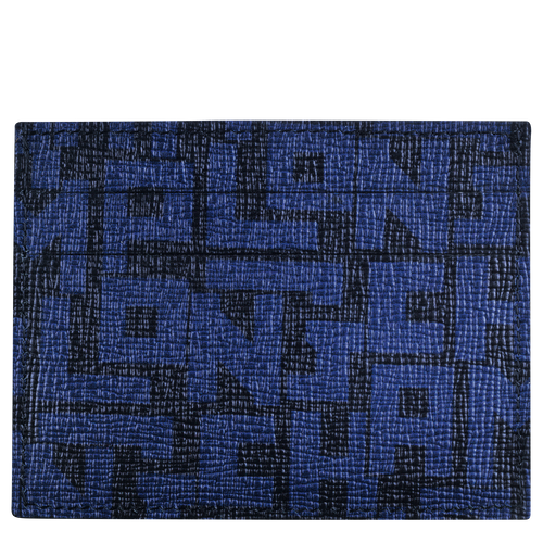 Le Pliage LGP Tarjetero, Negro/Azul marino