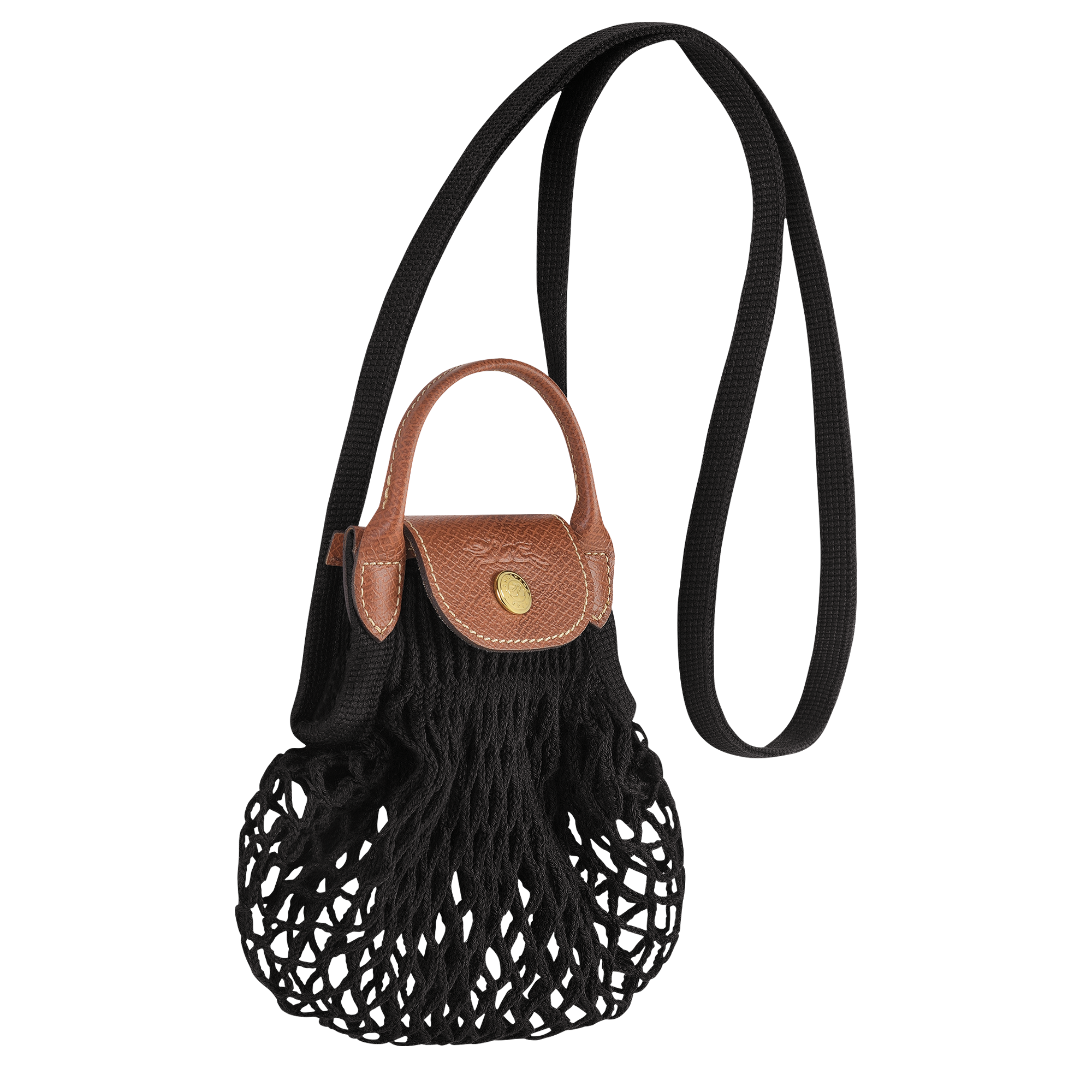 ル プリアージュ&reg;フィレ クロスボディバッグ XS, 黒