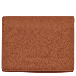 Le Foulonné 系列 小型錢包 , 淡紅褐色 - 皮革