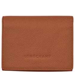 Le Foulonné Wallet , Caramel - Leather