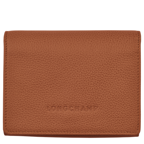 Le Foulonne Wallet Caramel Leather Longchamp US