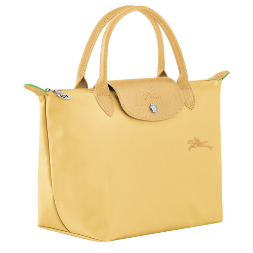Le Pliage Green S Handbag , Wheat - Recycled canvas - View 3 of  6