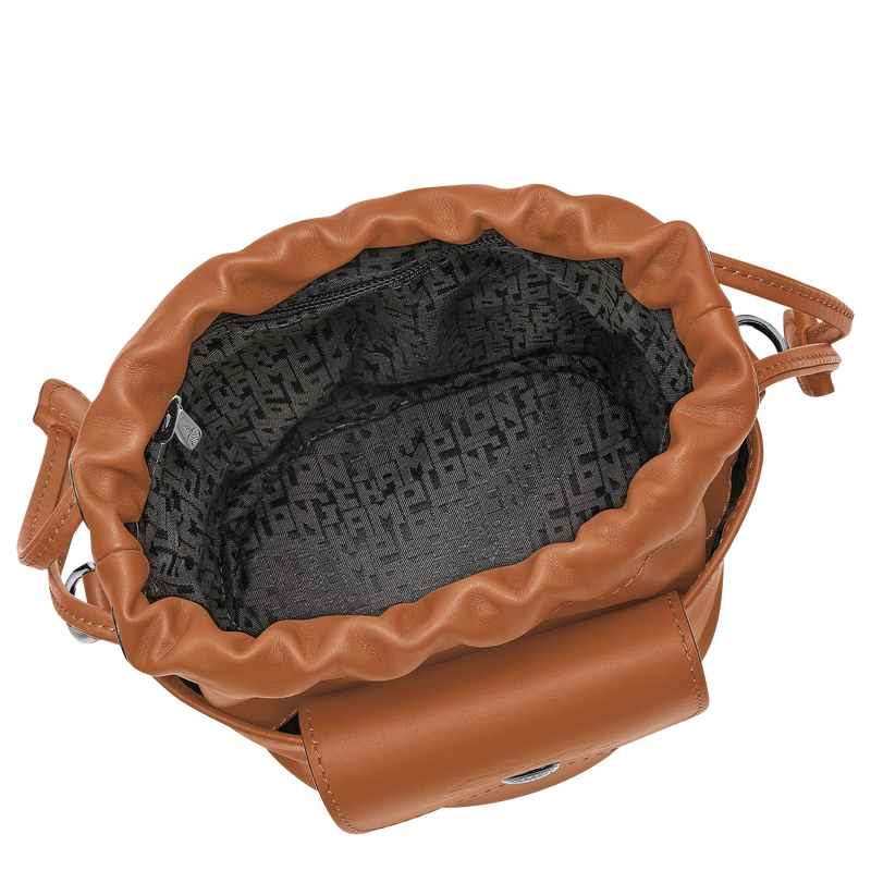 Le Pliage Xtra Buckettas XS , Cashew - Leder  - Weergave 5 van  6