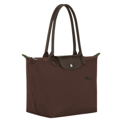 Le Pliage Green M Tote bag , Mocha - Recycled canvas