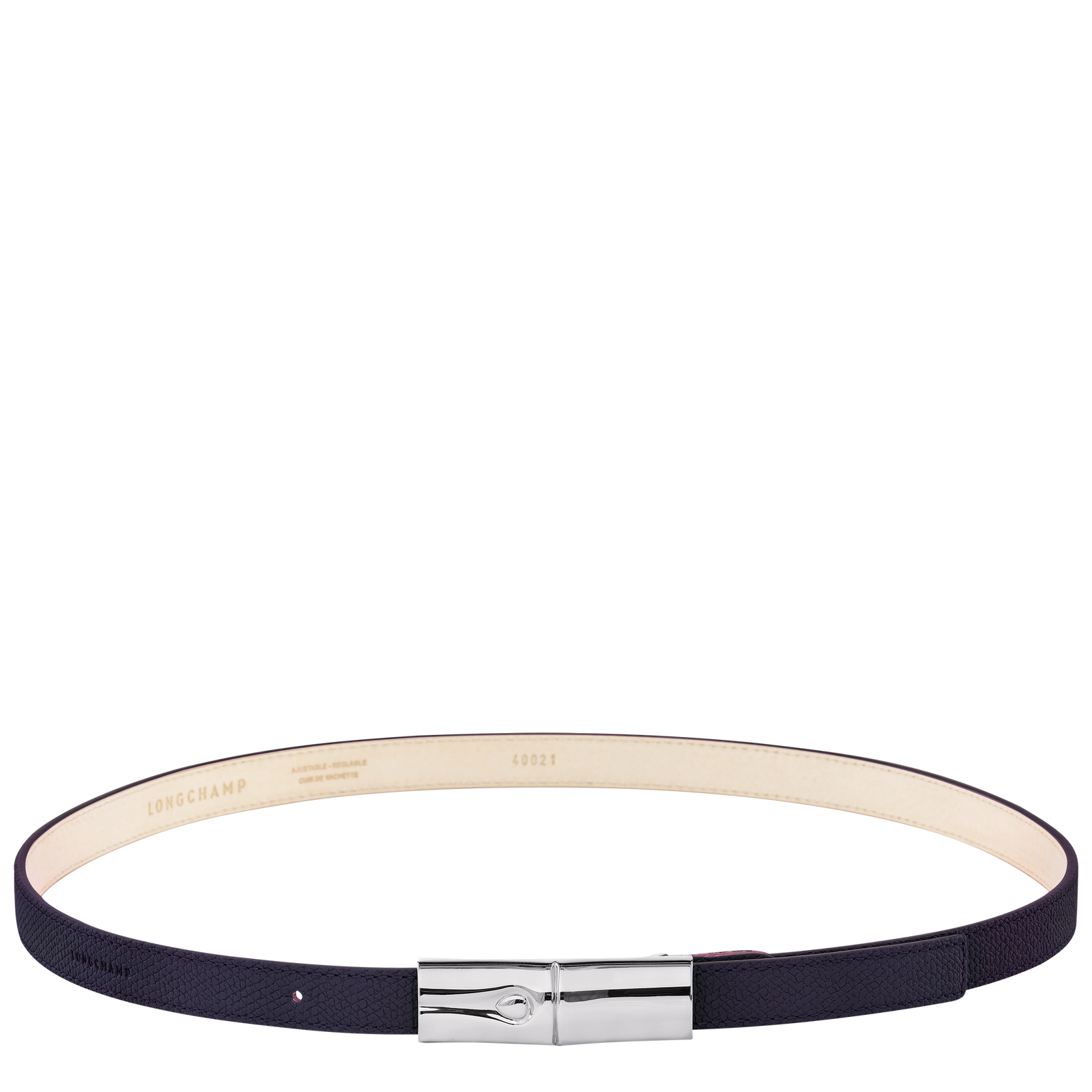 Ceinture femme Roseau Cuir Myrtille 40021HPN645 Longchamp LU