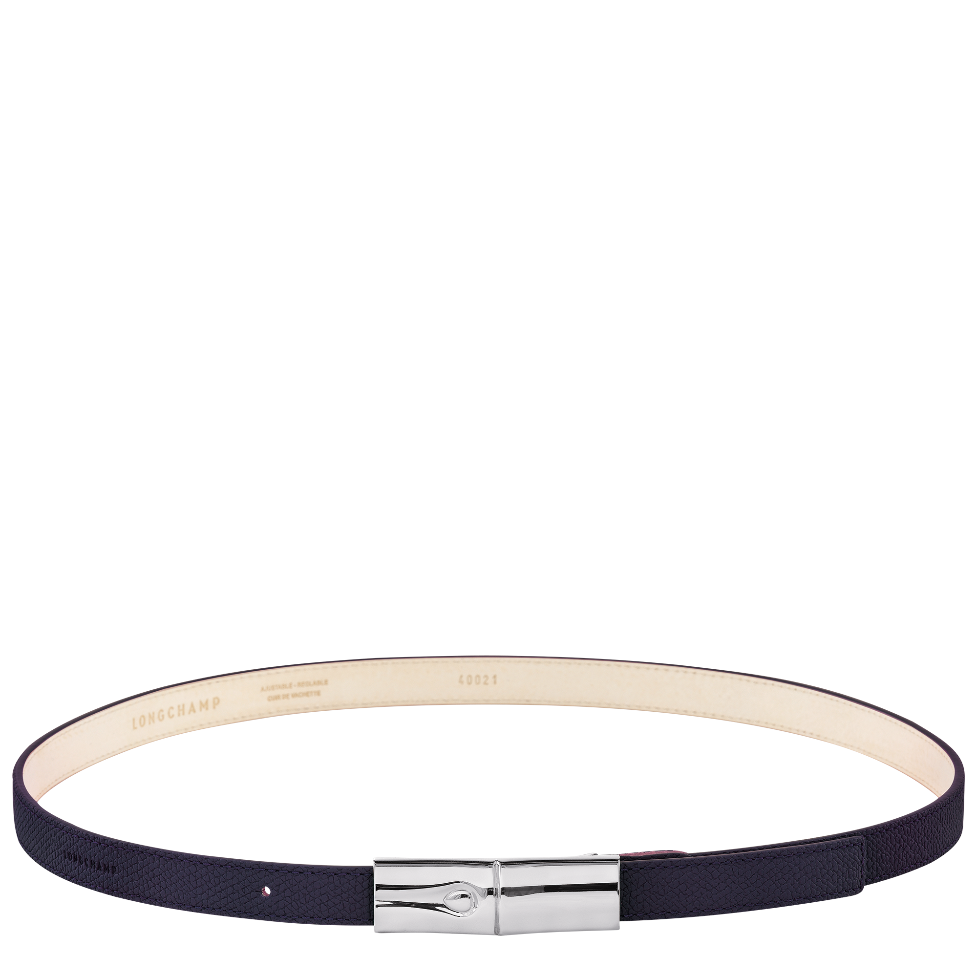 Roseau Ladies' belt Bilberry Leather (40021HPN645) Longchamp PT