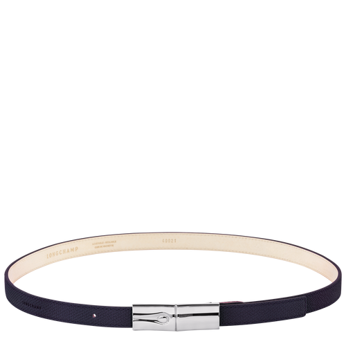 Roseau Ladies' belt , Bilberry - Leather - View 1 of  2
