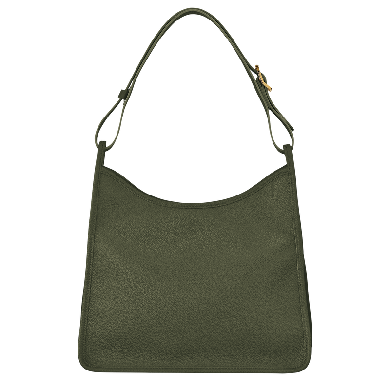 Le Foulonné M Hobo bag , Khaki - Leather  - View 4 of 4