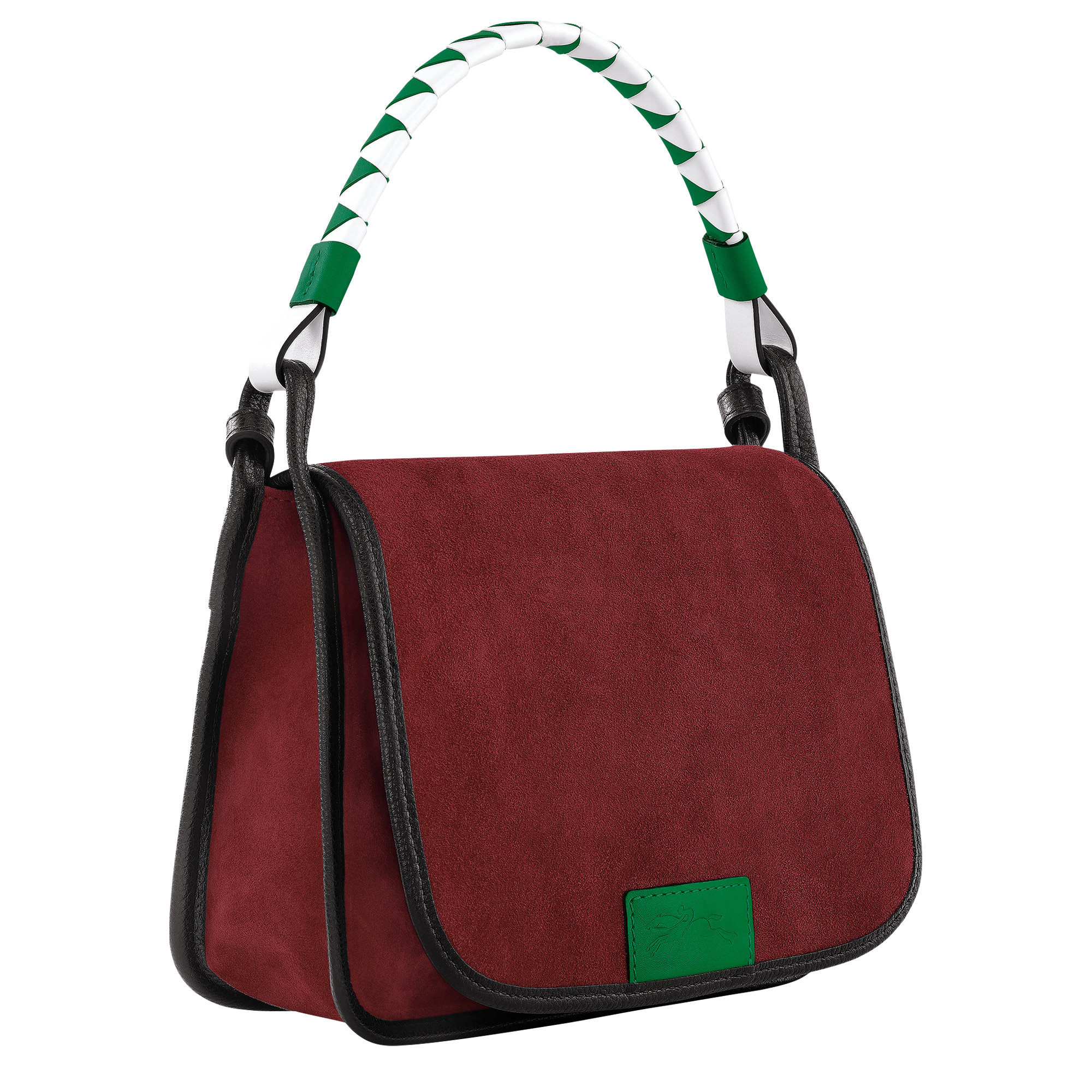Le Foulonné Crossbody bag M, Mahogany