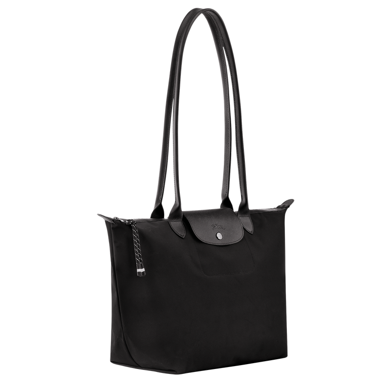 Le Pliage Energy L Tote bag , Black - Recycled canvas  - View 3 of 6