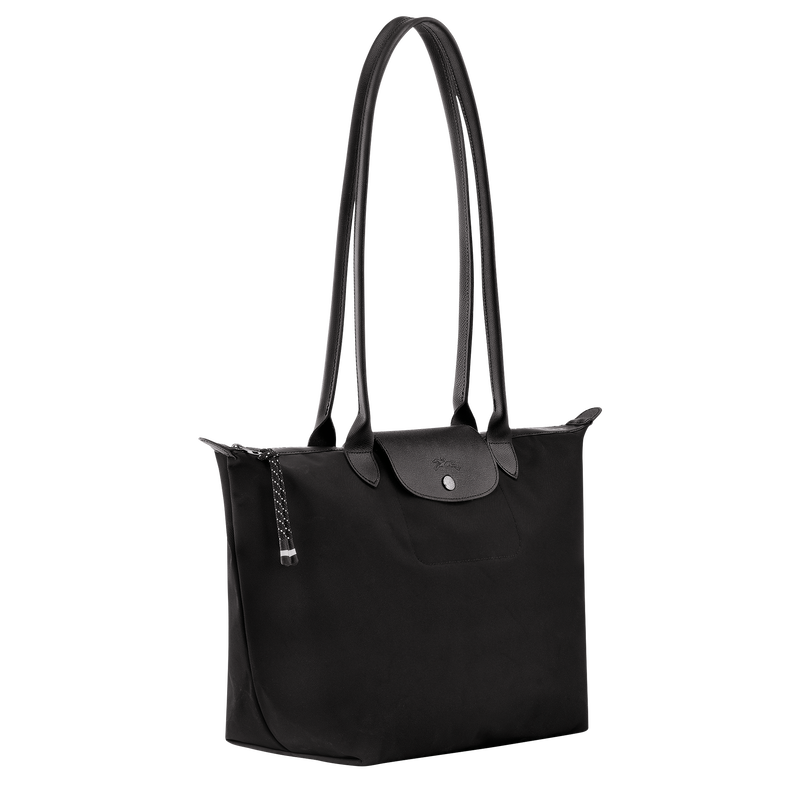 Le Pliage Original L Tote bag Black - Recycled canvas