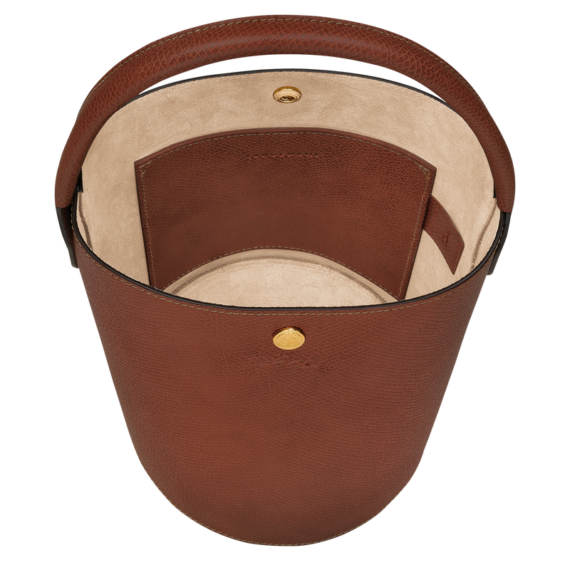 Carteira bucket S &Eacute;pure , Pele - Castanho  - Vista 5 de  5