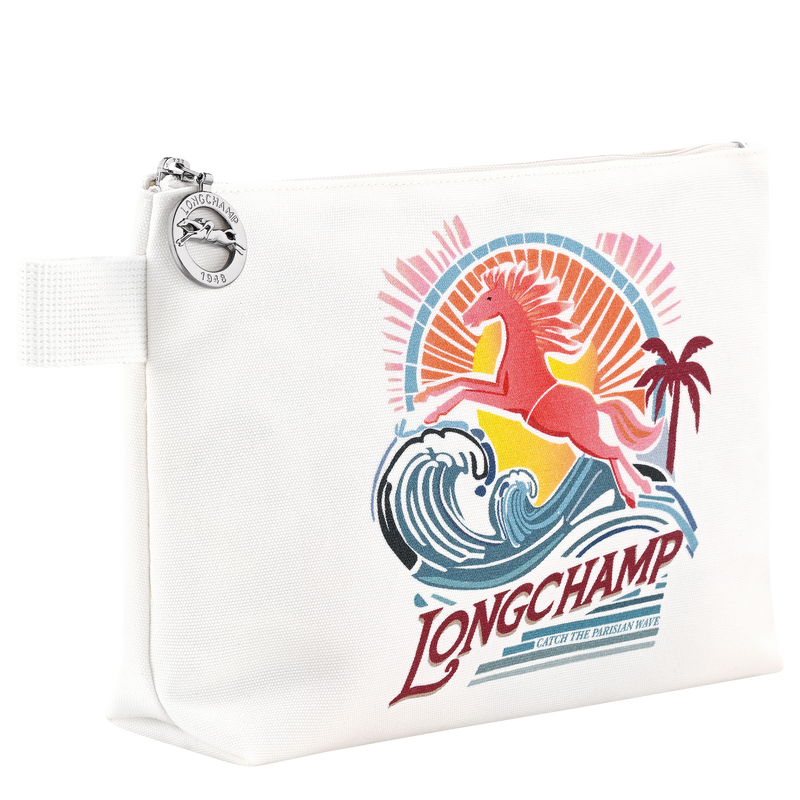 Le Pliage Collection Pouch , Rainbow - Canvas  - View 3 of 4