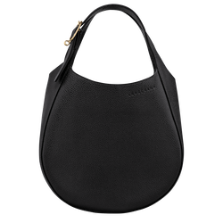Le Foulonn&eacute; S Handbag , Black - Leather