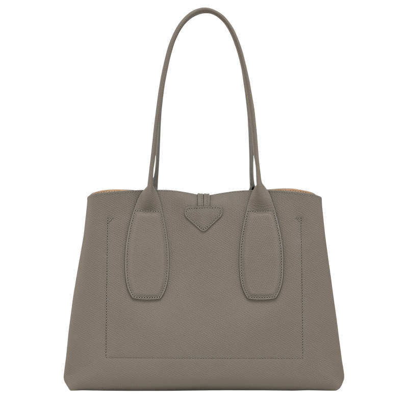 Roseau L Tote bag Turtledove - Leather (10060HPNP55)