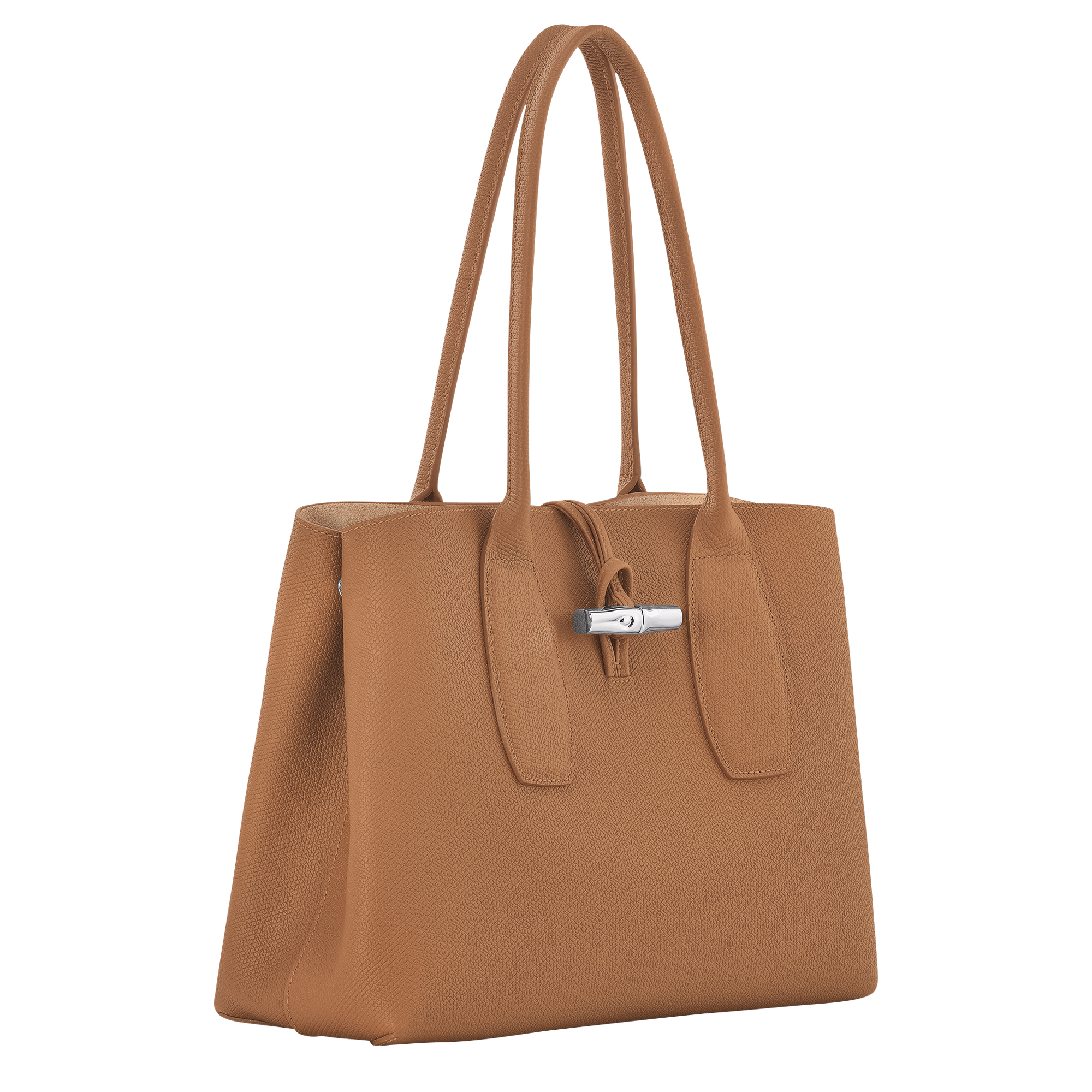 HERITAGE TOTE BAG - NATURAL / FLAT SILVER / BLACK