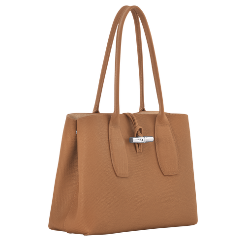 Le Roseau L Tote bag , Natural - Leather - View 3 of  6