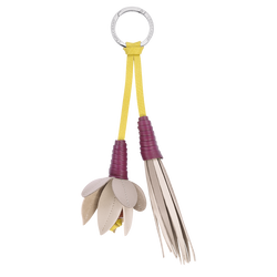 Re-Play Keyring , Clay - Leather