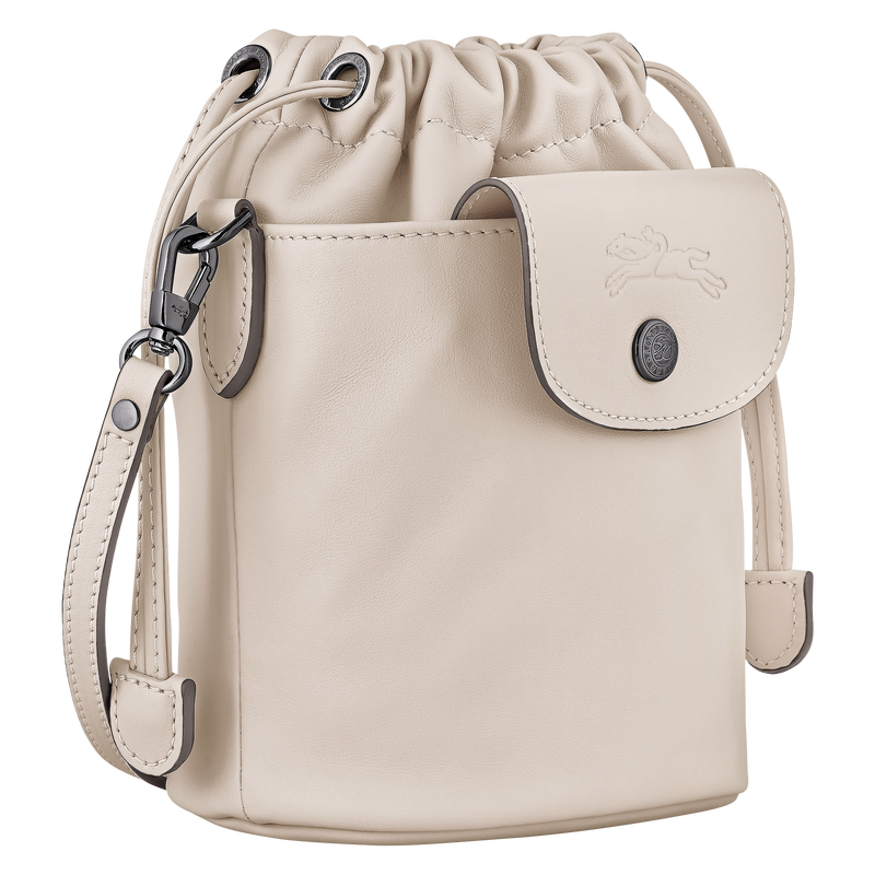 Le Pliage Xtra XS Bucket bag , Paper - Leather  - View 3 of  6