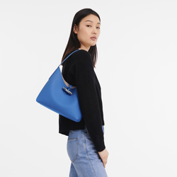 Roseau M Hobo bag , Cobalt - Leather