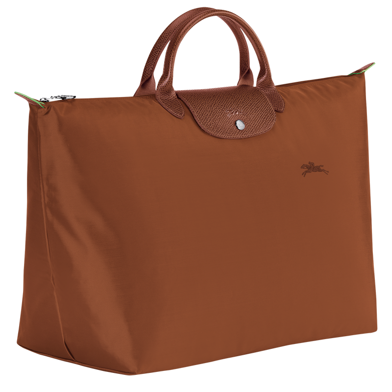 Le Pliage Green S Travel bag , Cognac - Recycled canvas  - View 3 of 6