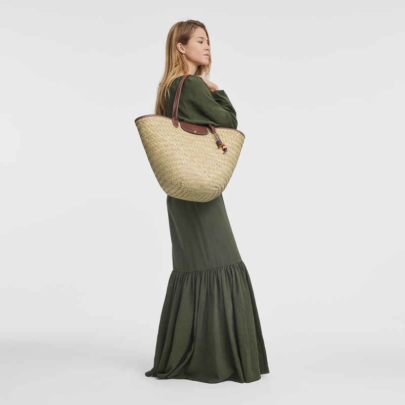 Le Panier Pliage XL Basket bag Brown OTHER Longchamp EN