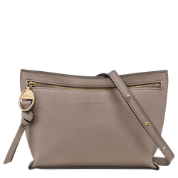 Mailbox XS Crossbody bag , Taupe - Leather