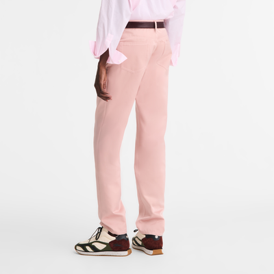 Hose , Technischer Satin - Rosa Tee